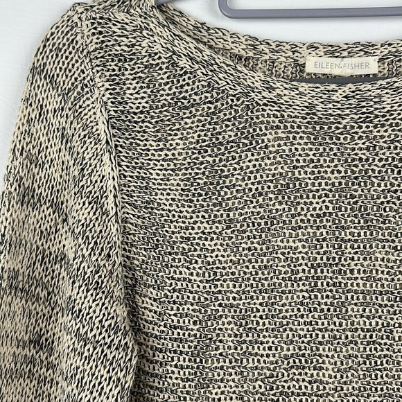 Eileen Fisher Loose Knit Long Pull Over Sweater - Picture 6 of 9